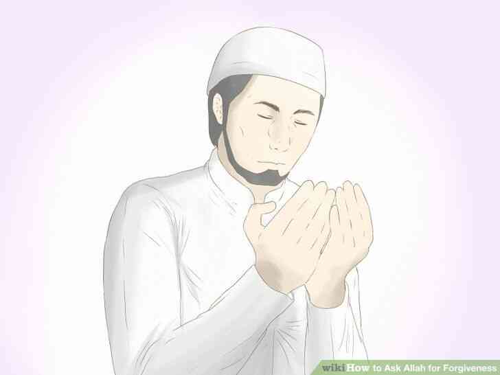 Image intitulée demande à Allah le Pardon, l